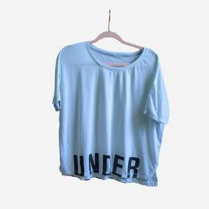 Under Armour Light Blue Graphic Hem Tee